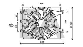 ElectroAuto 33V25092 - VENTILADOR->APLICACION ORIGINAL FIA