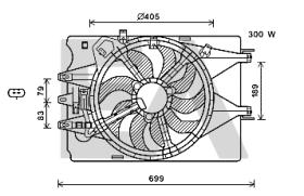 ElectroAuto 33V25093 - VENTILADOR->APLICACION ORIGINAL FIA