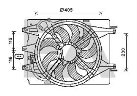 ElectroAuto 33V25094 - VENTILADOR->APLICACION ORIGINAL FIA