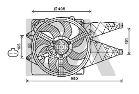 ElectroAuto 33V25096 - VENTILADOR->APLICACION ORIGINAL FIA