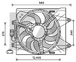 ElectroAuto 33V25097 - VENTILADOR->APLICACION ORIGINAL FIA