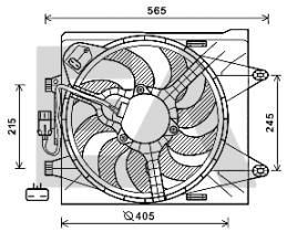 ElectroAuto 33V25098 - VENTILADOR->APLICACION ORIGINAL FIA