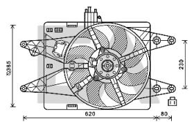 ElectroAuto 33V25099 - VENTILADOR->APLICACION ORIGINAL FIA