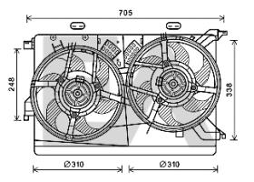 ElectroAuto 33V25101 - VENTILADOR->APLICACION ORIGINAL FIA