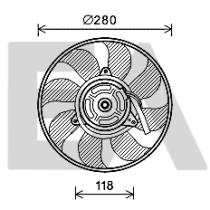 ElectroAuto 33V25102 - VENTILADOR->APLICACION ORIGINAL FIA