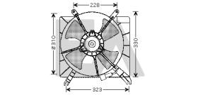 ElectroAuto 33V26004 - VENTILADOR->APLICACION ORIGINAL HON