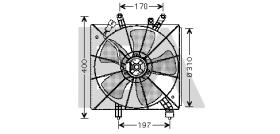 ElectroAuto 33V26007 - VENTILADOR->APLICACION ORIGINAL HON