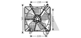 ElectroAuto 33V26008 - VENTILADOR->APLICACION ORIGINAL HON