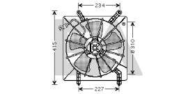 ElectroAuto 33V26010 - VENTILADOR->APLICACION ORIGINAL HON