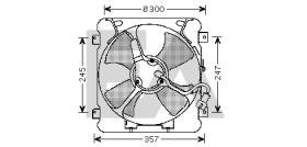 ElectroAuto 33V26026 - VENTILADOR->APLICACION ORIGINAL HON