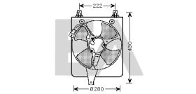 ElectroAuto 33V26028 - VENTILADOR->APLICACION ORIGINAL HON