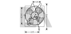 ElectroAuto 33V26030 - VENTILADOR->APLICACION ORIGINAL HON