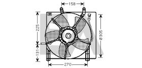 ElectroAuto 33V26033 - VENTILADOR->APLICACION ORIGINAL HON