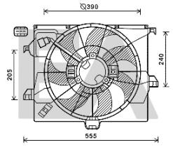  33V28042 - VENTILADOR->APLICACION ORIGINAL HYU