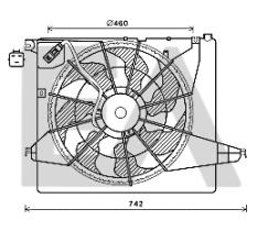 ElectroAuto 33V28057 - VENTILADOR->APLICACION ORIGINAL HYU