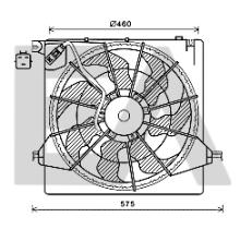 ElectroAuto 33V28058 - VENTILADOR->APLICACION ORIGINAL HYU