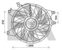 ElectroAuto 33V28061 - VENTILADOR->APLICACION ORIGINAL HYU