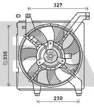 ElectroAuto 33V28064 - VENTILADOR->APLICACION ORIGINAL HYU