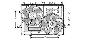 ElectroAuto 33V35001 - VENTILADOR->APLICACION ORIGINAL JAG