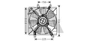 ElectroAuto 33V36001 - VENTILADOR->APLICACION ORIGINAL KIA