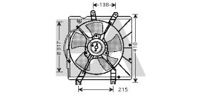 ElectroAuto 33V36003 - VENTILADOR->APLICACION ORIGINAL KIA