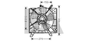 ElectroAuto 33V36005 - VENTILADOR->APLICACION ORIGINAL KIA