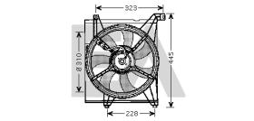 ElectroAuto 33V36012 - VENTILADOR->APLICACION ORIGINAL KIA