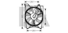 ElectroAuto 33V36016 - VENTILADOR->APLICACION ORIGINAL KIA