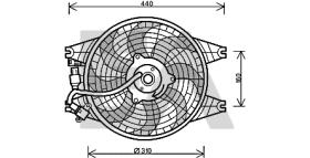 ElectroAuto 33V36018 - VENTILADOR->APLICACION ORIGINAL KIA