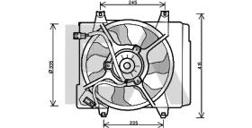  33V36019 - VENTILADOR->APLICACION ORIGINAL KIA