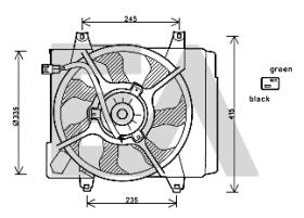 ElectroAuto 33V36020 - VENTILADOR->APLICACION ORIGINAL KIA