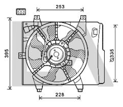 ElectroAuto 33V36026 - VENTILADOR->APLICACION ORIGINAL KIA