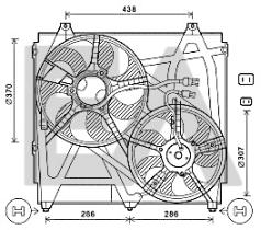 ElectroAuto 33V36030 - VENTILADOR->APLICACION ORIGINAL KIA