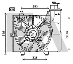 ElectroAuto 33V36031 - VENTILADOR->APLICACION ORIGINAL KIA