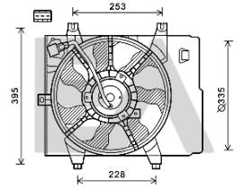 ElectroAuto 33V36034 - VENTILADOR->APLICACION ORIGINAL KIA