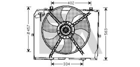  33V50003 - ELECTROVENTILADOR MERCEDES BENZ