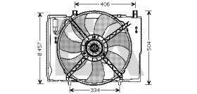 ElectroAuto 33V50004 - VENTILADOR->APLICACION ORIGINAL MER