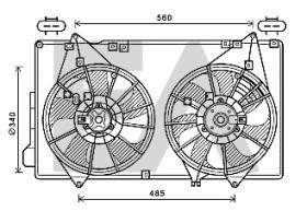 ElectroAuto 33V52049 - VENTILADOR->APLICACION ORIGINAL MAZ