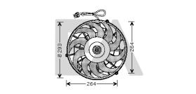ElectroAuto 33V54007 - VENTILADOR->APLICACION ORIGINAL OPE