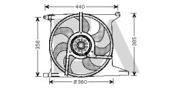 ElectroAuto 33V54012 - VENTILADOR->APLICACION ORIGINAL OPE
