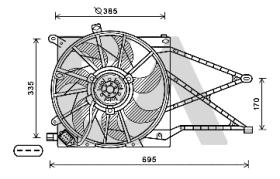 ElectroAuto 33V54055 - VENTILADOR->APLICACION ORIGINAL OPE