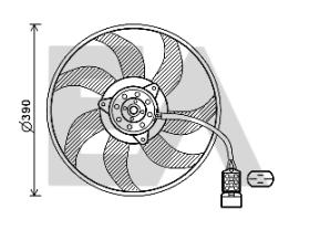 ElectroAuto 33V54062 - VENTILADOR->APLICACION ORIGINAL OPE