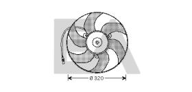 ElectroAuto 33V55001 - ELECTROVENTILADOR PEUGEOT