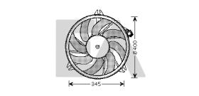 ElectroAuto 33V55004 - ELECTROVENTILADOR PEUGEOT