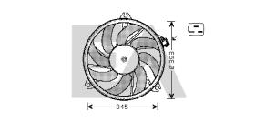  33V55006 - VENTILADOR->APLICACION ORIGINAL PEU