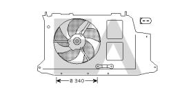 ElectroAuto 33V55012 - VENTILADOR->APLICACION ORIGINAL PEU