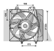  33V55021 - ELECTROVENTILADOR PEUGEOT