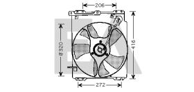 ElectroAuto 33V68011 - VENTILADOR->APLICACION ORIGINAL SUB