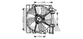 ElectroAuto 33V68013 - VENTILADOR->APLICACION ORIGINAL SUB