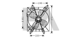 ElectroAuto 33V71009 - VENTILADOR->APLICACION ORIGINAL TOY